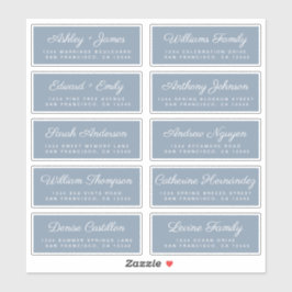 Calligraphy Guest Address Labels ORDER 6" oder 8"!