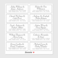 Calligraphy Guest Address Labels ORDER 6" oder 8"!