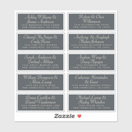 Calligraphy Guest Address Labels ORDER 6" oder 8"!
