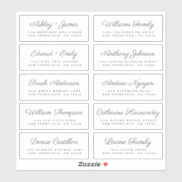Calligraphy Guest Address Labels ORDER 6" oder 8"!