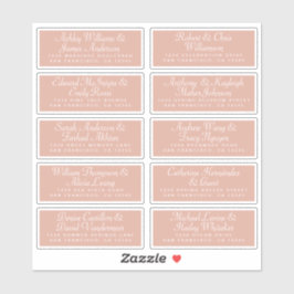 Calligraphy Guest Address Labels ORDER 6" oder 8"!