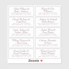 Calligraphy Guest Address Labels ORDER 6" oder 8"!