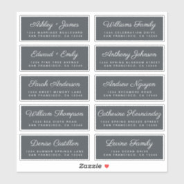 Calligraphy Guest Address Labels ORDER 6" oder 8"!