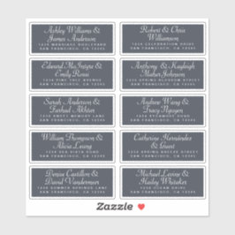 Calligraphy Guest Address Labels ORDER 6" oder 8"!