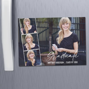 Calligraphy Ink 4 Foto Abschluss Magnet Card