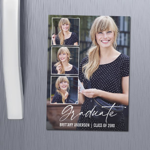 Calligraphy Ink 4 Fotos Abschluss Magnet Card