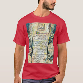 Calligraphy of the poem IF by Rudyard Kipling T-Shirt