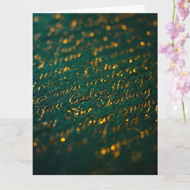 Calligraphy of the Unknown Karte (Orchidee)