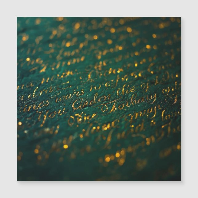 Calligraphy of the Unknown Magnetkarte (Vorderseite)