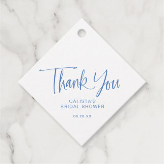 Calligraphy Script Brautparty Vielen Dank Geschenkanhänger