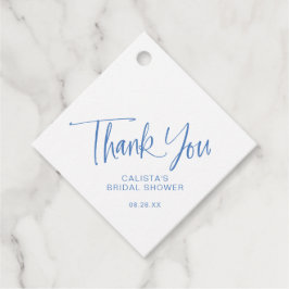 Calligraphy Script Brautparty Vielen Dank Geschenkanhänger