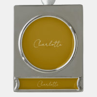 Calligraphy Script Gold Color Individuelle Name Ed