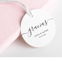 Calligraphy Spanisch Vielen Dank Wedding Gracias