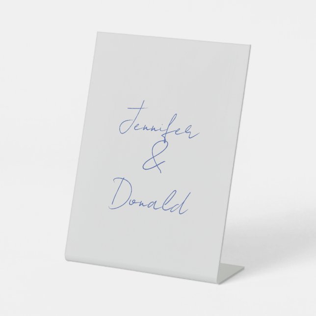 Calligraphy trendy classical plain personal names sockelschild (Vorderseite)