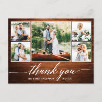 Calligraphy Wedding Wood 5 Foto Vielen Dank