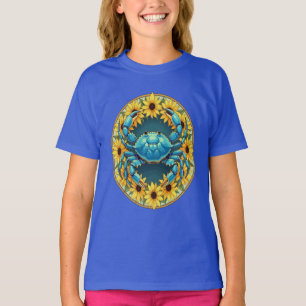 Callinectes sapidus Krebstier und Schwarze Augen S T-Shirt