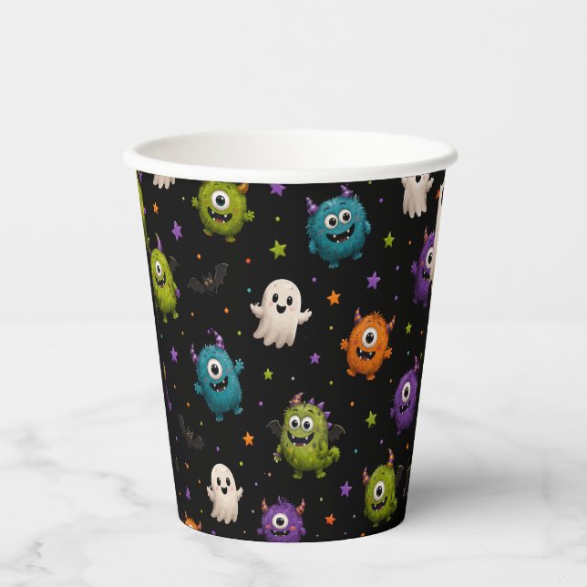 Calling All Little Monsters Partybecher Pappbecher (Vorderseite)