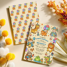 Calling All Party Animals Cute 1st Birthday Party