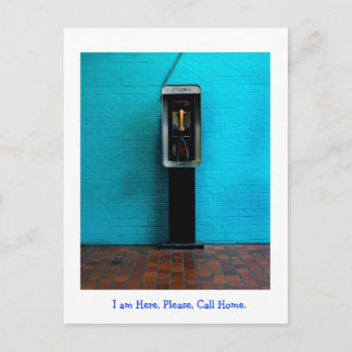 Calling Zuhause Postkarte