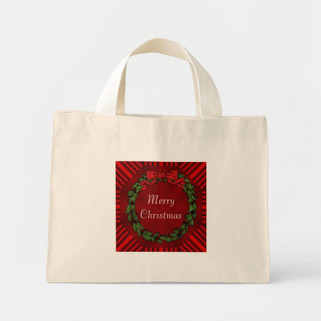 Calliope Christmas Cotton Tiny Tote Bag Mini Stoffbeutel (Vorne)