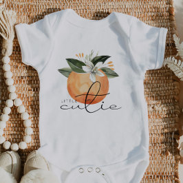 CALLIOPE Kleine Süsse Clementine Orange Baby Strampler