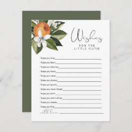 CALLIOPE Kleine Süsse Clementine Wünsche für Baby Begleitkarte