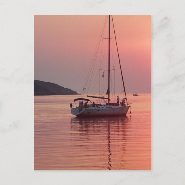 Calm Abend Postkarte (Vorderseite)