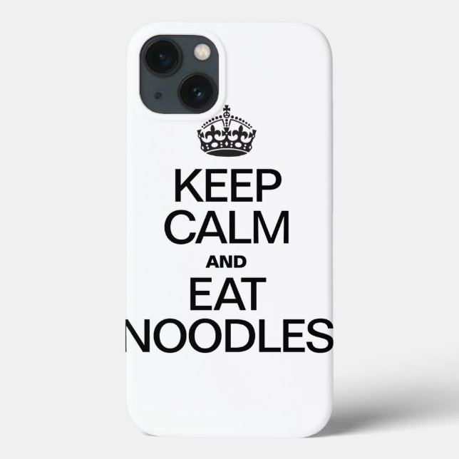 CALM behalt UND ESSE NOODLES Case-Mate iPhone Hülle (Rückseite)