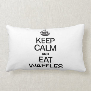 CALM behalt UND ESSEN WAFFEN Lendenkissen