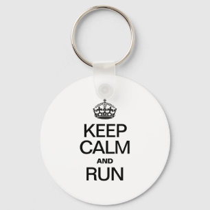 CALM behalten UND ausgeführt Schlüsselanhänger