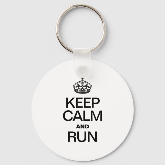 CALM behalten UND ausgeführt Schlüsselanhänger (Vorderseite)