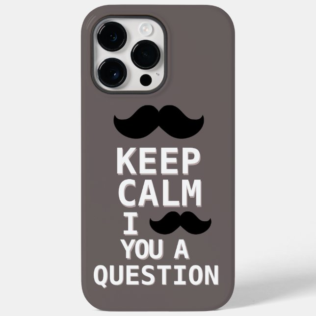 CALM behalten UND Cupcakes essen Case-Mate iPhone Hülle (Rückseite)