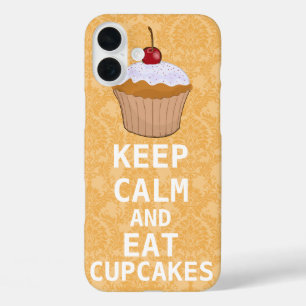 CALM behalten UND Cupcakes Korallensohle essen iPhone 16 Plus Hülle