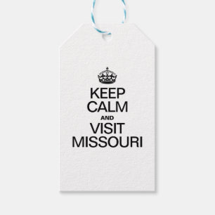 CALM behalten UND MISSOURI BESUCHT Geschenkanhänger