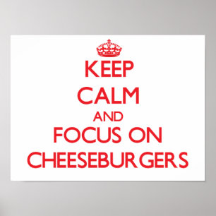 Calm behalten und sich auf die Käsermeister konzen Poster
