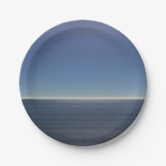 Calm Blue Ocean Pappteller