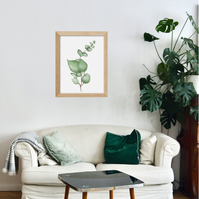 Calm Botanicals Poster - Eukalyptus Leaf Print (Von Creator hochgeladen)