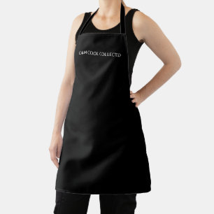 Calm cool gesammelt minimalistisch modernes komisc schürze