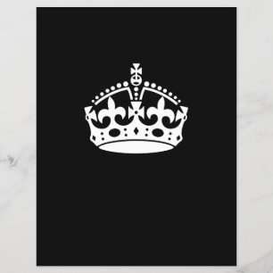 Calm Crown auf Black behalten Flyer