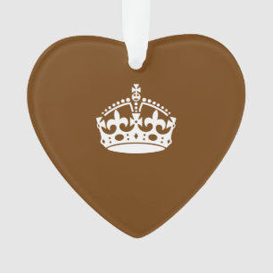 Calm Crown auf Brown behalten Ornament