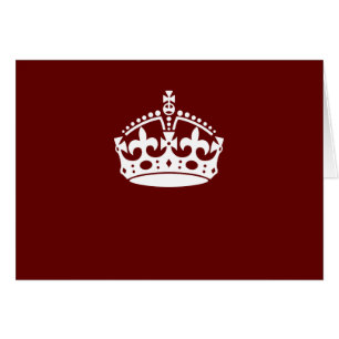 Calm Crown Burgundy Red Accent behalten