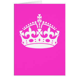 CALM CROWN Royal Icon auf Pink behalten Anpassen