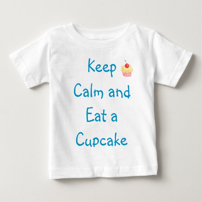 Calm Cupcake Baby T-shirt (Vorderseite)