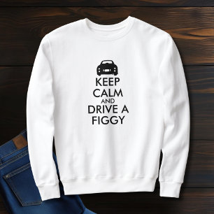 Calm Drive a Figgy Figarations Figaro Car behalten Sweatshirt