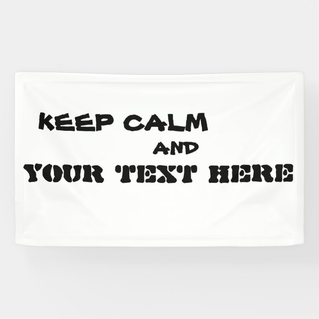 CALM EDITABLE behalten Banner (Horizontal)