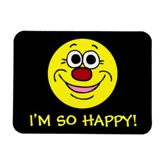 Calm Face Grumpey Magnet