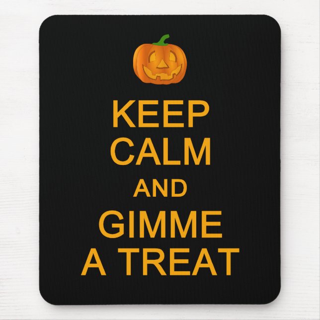 Calm & Gimme eine Leckerei-Mousepad behalten Mousepad (Vorne)