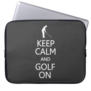 Calm & Golf behalten Auf individueller Farbe Noteb Laptopschutzhülle