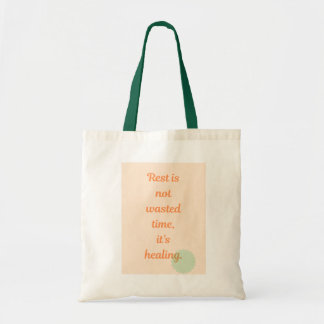 Calm & Healing Affirmation Tote Bag Tragetasche
