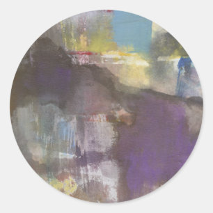 Calm Interlude Runder Aufkleber